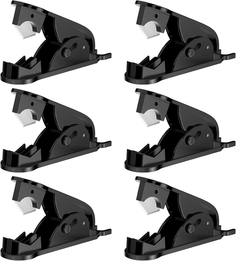 ONLYFU PTFE Tube Cutter PE Hose Cutter Pipe Cutter Plastic Tubing Cutting Tool for Cutting Nylon PU PVC Plastic Tube Up to 3/4 Inch OD Tube (Black) 48Pcs - Image 1